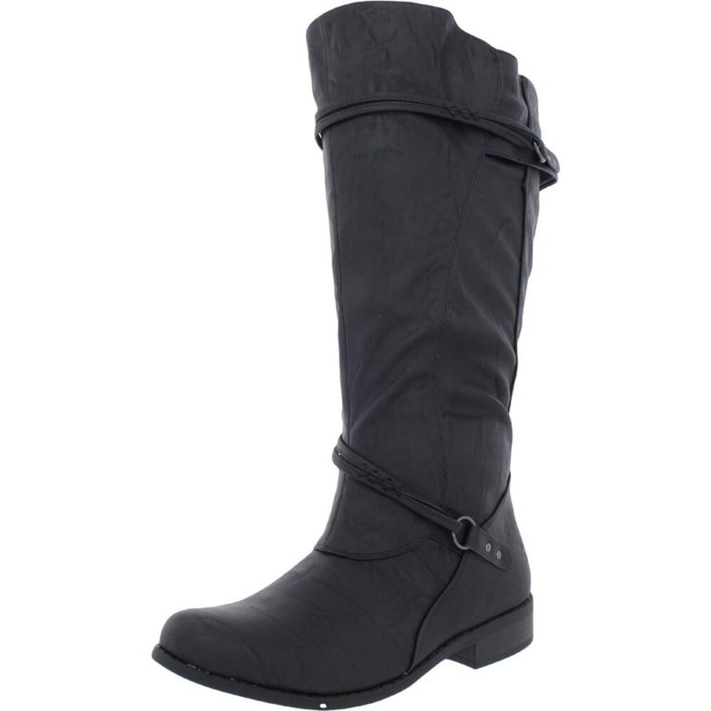 Women's Black Knee-High Boots